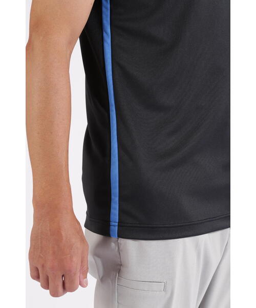 New Balance Golf(ニューバランスゴルフ)の「【new balance golf】チェックピケ×ワッフルピケ 半袖 モックネック プルオーバー (MENS WORLD)(Tシャツ/カットソー・メンズ・ホワイト/ブラック/ブルー系その他3・LARGE/X-LARGE/MEDIUM)」の12枚目の写真