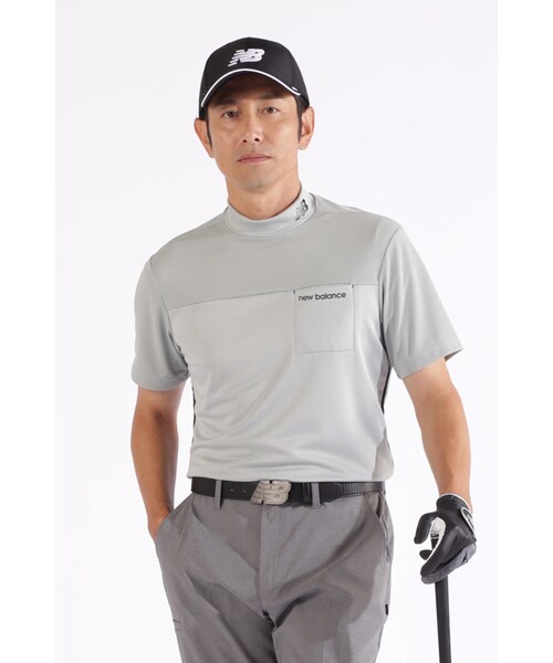 New Balance Golf(ニューバランスゴルフ)の「【new balance golf】チェックピケ×ワッフルピケ 半袖 モックネック プルオーバー (MENS WORLD)(Tシャツ/カットソー・メンズ・ホワイト/ブラック/ブルー系その他3・LARGE/X-LARGE/MEDIUM)」の18枚目の写真