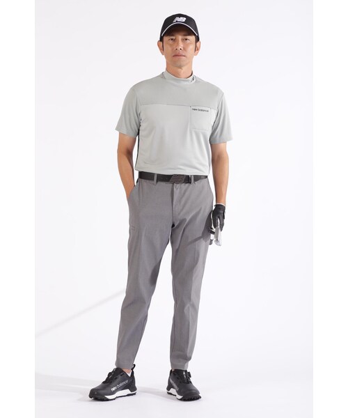 New Balance Golf(ニューバランスゴルフ)の「【new balance golf】チェックピケ×ワッフルピケ 半袖 モックネック プルオーバー (MENS WORLD)(Tシャツ/カットソー・メンズ・ホワイト/ブラック/ブルー系その他3・LARGE/X-LARGE/MEDIUM)」の19枚目の写真