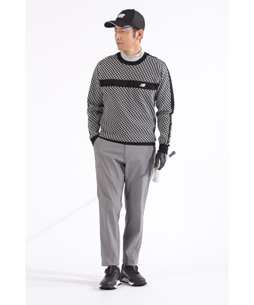 New Balance Golf(ニューバランスゴルフ)の「【new balance golf】チェックピケ×ワッフルピケ 半袖 モックネック プルオーバー (MENS WORLD)(Tシャツ/カットソー・メンズ・ホワイト/ブラック/ブルー系その他3・LARGE/X-LARGE/MEDIUM)」の20枚目の写真