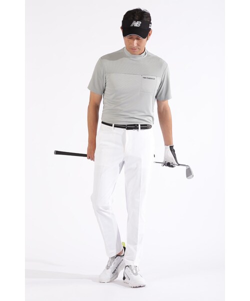 New Balance Golf(ニューバランスゴルフ)の「【new balance golf】チェックピケ×ワッフルピケ 半袖 モックネック プルオーバー (MENS WORLD)(Tシャツ/カットソー・メンズ・ホワイト/ブラック/ブルー系その他3・LARGE/X-LARGE/MEDIUM)」の21枚目の写真