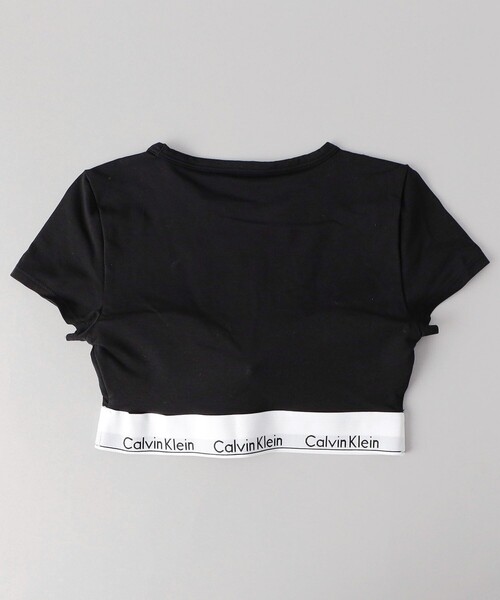 Calvin Klein Underwear(カルバンクラインアンダーウェア)の「Calvin Klein Underwear/カルバンクライン アンダーウェア MODERN COTTON T-SHIRT BRALETTE / QF7213AD / Tシャツブラレット(インナーウェア/肌着・レディース・グレー/ブラック・SMALL)」の8枚目の写真