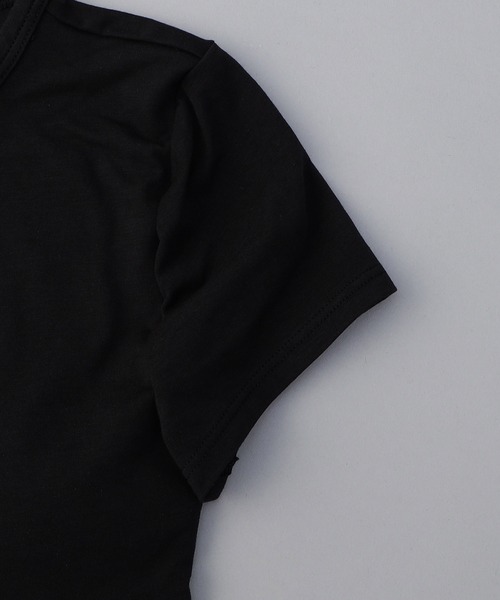 Calvin Klein Underwear(カルバンクラインアンダーウェア)の「Calvin Klein Underwear/カルバンクライン アンダーウェア MODERN COTTON T-SHIRT BRALETTE / QF7213AD / Tシャツブラレット(インナーウェア/肌着・レディース・グレー/ブラック・SMALL)」の6枚目の写真