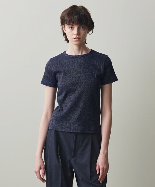 スティーブンアラン/Steven alan ラメ　テレコ　Tシャツ BEAUTY&YOUTH UNITED ARROWS｜<Steven Alan>ラメ テレコ Tシャツ