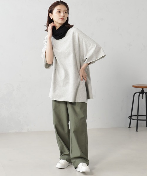 FOUND GOOD（ファウンドグッド）の「ネックカバー（ネックウォーマー/スヌード・レディース・ネイビー/ブルー系2/ブラウン系8/ブラック・FREE）」の6枚目の写真