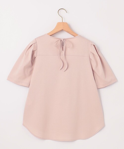 【セール】【洗える・接触冷感】タックスリーブポンチ カットソー（Tシャツ/カットソー）｜組曲（クミキョク）