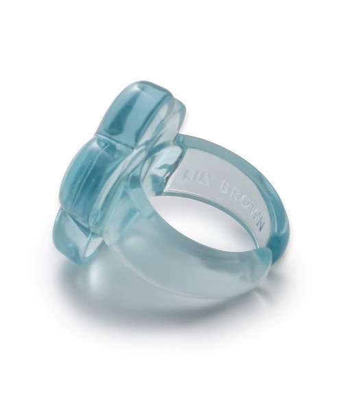 LILY BROWN（リリーブラウン）の「【LILY BROWN×MARY QUANT】デイジークリアリング（リング・レディース・クリア/ブラック/ライトブルー/グリーン・FREE）」の12枚目の写真