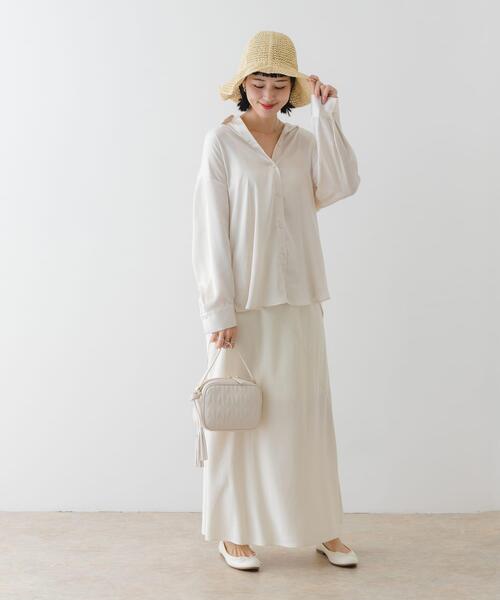 RODE SKO（ロデスコ）の「ペーパーキリカエハット（ハット・レディース・キャメル/ナチュラル・ONE）」の5枚目の写真