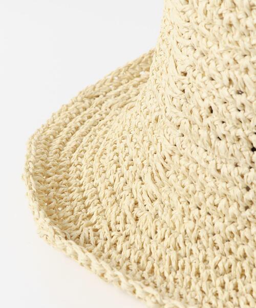 RODE SKO（ロデスコ）の「ペーパーキリカエハット（ハット・レディース・キャメル/ナチュラル・ONE）」の8枚目の写真