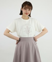 F i.n.t | マリンエンブレムラメプリントT(Tシャツ/カットソー)