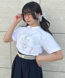 F i.n.t | マリンエンブレムラメプリントT(Tシャツ/カットソー)