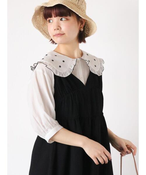 ehka sopo（エヘカソポ）の「刺繍襟ブラウス（シャツ/ブラウス）」 - WEAR