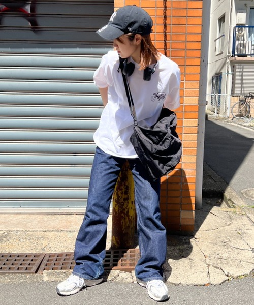 A‘gem 9（エージェムナイン）の「A'GEM/9 × .kom『FREEDEE/フリーディー』スニーカーデザイン半袖Tシャツ（Tシャツ/カットソー・レディース・ライトブルー/ホワイト/ブラック・FREE）」の10枚目の写真