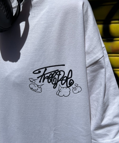 A‘gem 9（エージェムナイン）の「A'GEM/9 × .kom『FREEDEE/フリーディー』スニーカーデザイン半袖Tシャツ（Tシャツ/カットソー・レディース・ライトブルー/ホワイト/ブラック・FREE）」の9枚目の写真