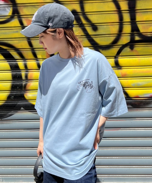 A‘gem 9（エージェムナイン）の「A'GEM/9 × .kom『FREEDEE/フリーディー』スニーカーデザイン半袖Tシャツ（Tシャツ/カットソー・レディース・ライトブルー/ホワイト/ブラック・FREE）」の20枚目の写真