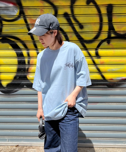 A‘gem 9（エージェムナイン）の「A'GEM/9 × .kom『FREEDEE/フリーディー』スニーカーデザイン半袖Tシャツ（Tシャツ/カットソー・レディース・ライトブルー/ホワイト/ブラック・FREE）」の21枚目の写真