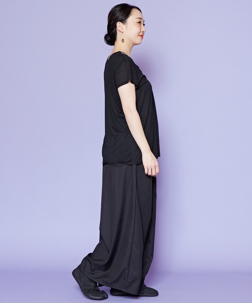 カヤ(カヤ)の「【カヤ】牡丹 襦袢インナートップス(Tシャツ/カットソー・レディース・スミクロ/グリーン系その他/ホワイト/レッド系その他/ライトパープル・FREE)」の17枚目の写真