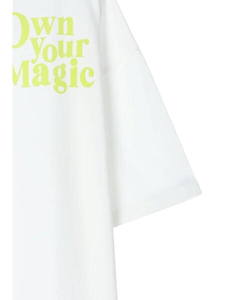 CRAFT STANDARD BOUTIQUE（クラフトスタンダードブティック）の「シルケット天竺ロゴプリントボトルネック5分袖Tee（Tシャツ/カットソー・レディース・ラベンダー/オフホワイト/チャコールグレー/ブルー・FREE）」の11枚目の写真