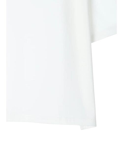CRAFT STANDARD BOUTIQUE（クラフトスタンダードブティック）の「シルケット天竺ロゴプリントボトルネック5分袖Tee（Tシャツ/カットソー・レディース・ラベンダー/オフホワイト/チャコールグレー/ブルー・FREE）」の12枚目の写真