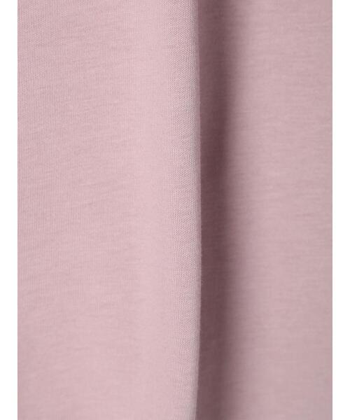 CRAFT STANDARD BOUTIQUE（クラフトスタンダードブティック）の「シルケット天竺ロゴプリントボトルネック5分袖Tee（Tシャツ/カットソー・レディース・ラベンダー/オフホワイト/チャコールグレー/ブルー・FREE）」の19枚目の写真