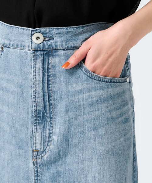 スカート upper hights THE LAZY SKIRT 23 LEAD upper hights】THE LAZY SKIRT（ザ レイジー スカート）（デニム