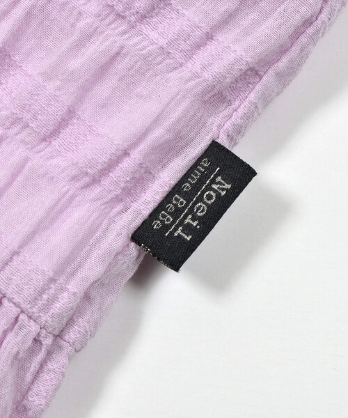 Noeil aime BeBe(ノイユエイムベベ)の「シャーリングドビーティアードワンピース(90~130cm)(ワンピース・キッズ・パープル/ブルー・90cm/110cm/100cm/120cm/130cm)」の22枚目の写真