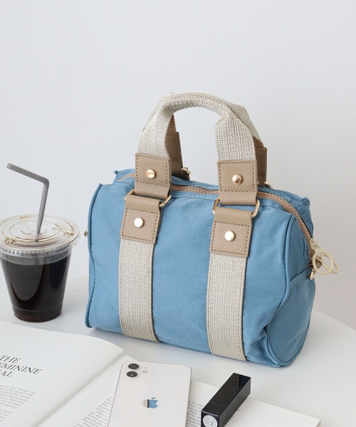 【セール】B-STYLE ラメテープ2WAYミニボストン(ボストンバッグ)|FUNALIVE(ファンアライブ)