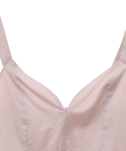 キャミソール 「STARLACE」COTTON FRINGED BUSTIER セール】【STAR☆LACE】COTTON FRINGED BUSTIER（キャミソール