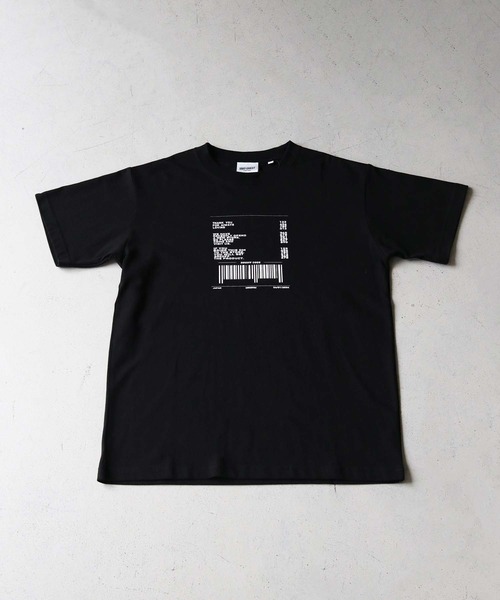 UNIT CHEST(ユニットチェスト)の「【UNIT CHEST】unique unisex T-shirt OIF designer eggs コラボT receipt by Suzuno Nakamura(Tシャツ/カットソー・メンズ・ホワイト/ブラック・S/L/M)」の3枚目の写真