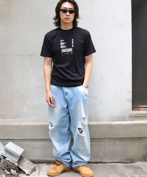 UNIT CHEST(ユニットチェスト)の「【UNIT CHEST】unique unisex T-shirt OIF designer eggs コラボT receipt by Suzuno Nakamura(Tシャツ/カットソー・メンズ・ホワイト/ブラック・S/L/M)」の15枚目の写真
