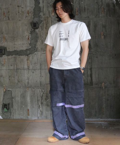 UNIT CHEST(ユニットチェスト)の「【UNIT CHEST】unique unisex T-shirt OIF designer eggs コラボT receipt by Suzuno Nakamura(Tシャツ/カットソー・メンズ・ホワイト/ブラック・S/L/M)」の10枚目の写真