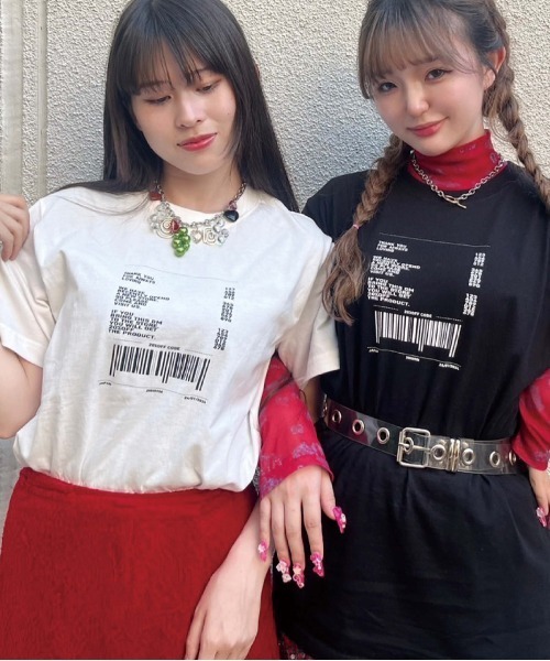 UNIT CHEST(ユニットチェスト)の「【UNIT CHEST】unique unisex T-shirt OIF designer eggs コラボT receipt by Suzuno Nakamura(Tシャツ/カットソー・メンズ・ホワイト/ブラック・S/L/M)」の16枚目の写真
