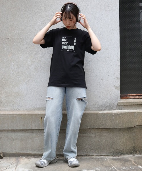 UNIT CHEST(ユニットチェスト)の「【UNIT CHEST】unique unisex T-shirt OIF designer eggs コラボT receipt by Suzuno Nakamura(Tシャツ/カットソー・メンズ・ホワイト/ブラック・S/L/M)」の21枚目の写真