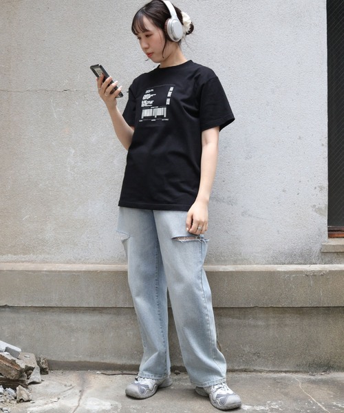 UNIT CHEST(ユニットチェスト)の「【UNIT CHEST】unique unisex T-shirt OIF designer eggs コラボT receipt by Suzuno Nakamura(Tシャツ/カットソー・メンズ・ホワイト/ブラック・S/L/M)」の22枚目の写真