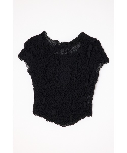 LAGUA GEM ASYMMETRY CUT トップス LAGUA GEM | ASYMMETRY CUT トップス (Tシャツ・カットソー(半袖