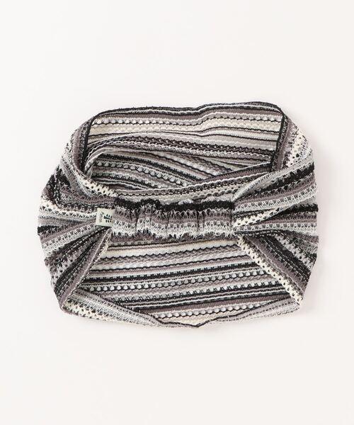 チャイハネ(チャイハネ)の「【チャイハネ】タニアヘアバンド(ヘアバンド・レディース・ベージュ/ブラック/ブルー/グリーン/パープル・FREE)」の7枚目の写真