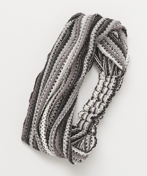 チャイハネ(チャイハネ)の「【チャイハネ】タニアヘアバンド(ヘアバンド・レディース・ベージュ/ブラック/ブルー/グリーン/パープル・FREE)」の1枚目の写真