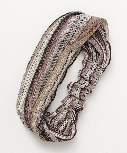 チャイハネ(チャイハネ)の「【チャイハネ】タニアヘアバンド(ヘアバンド・レディース・ベージュ/ブラック/ブルー/グリーン/パープル・FREE)」の9枚目の写真