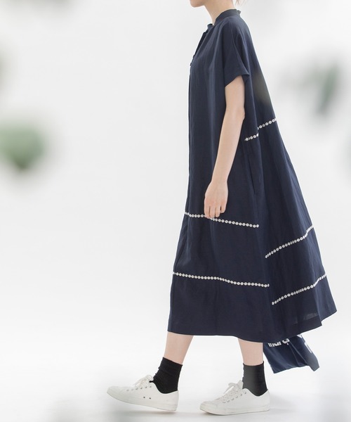 nop de nod（ノップドゥノッド）の「リネンレーヨンpolkaライン