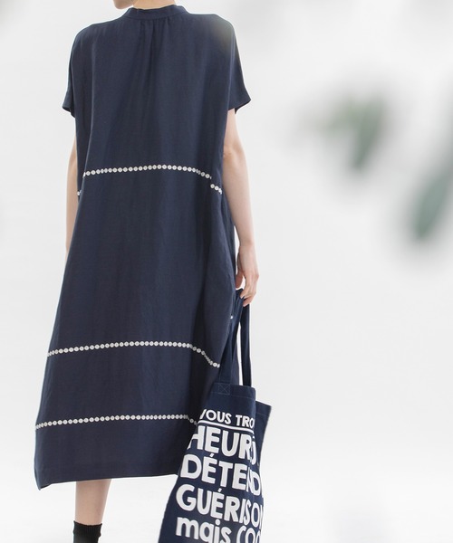 nop de nod（ノップドゥノッド）の「リネンレーヨンpolkaライン