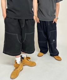 【KOOKY'N/クーキー】BRONXダブルニーワイドハーフパンツ