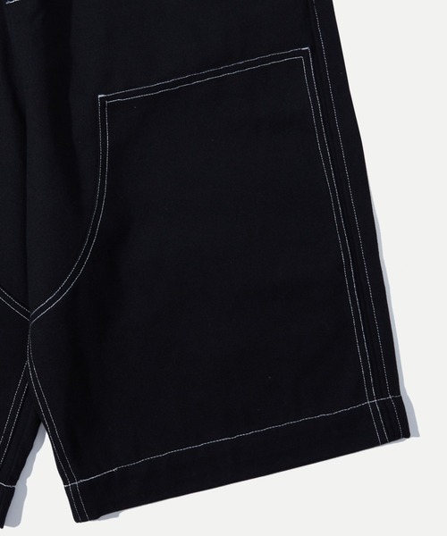 WHO'S WHO gallery（フーズフーギャラリー）の「【KOOKY'N/クーキー】BRONXダブルニーワイドハーフパンツ（その他パンツ・レディース・インディゴブルー/ブラック/ブラック系その他/カーキ・FREE）」の6枚目の写真