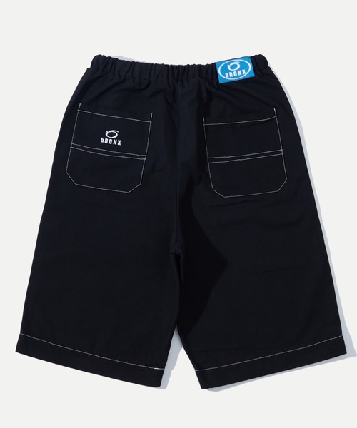 WHO'S WHO gallery（フーズフーギャラリー）の「【KOOKY'N/クーキー】BRONXダブルニーワイドハーフパンツ（その他パンツ・レディース・インディゴブルー/ブラック/ブラック系その他/カーキ・FREE）」の7枚目の写真