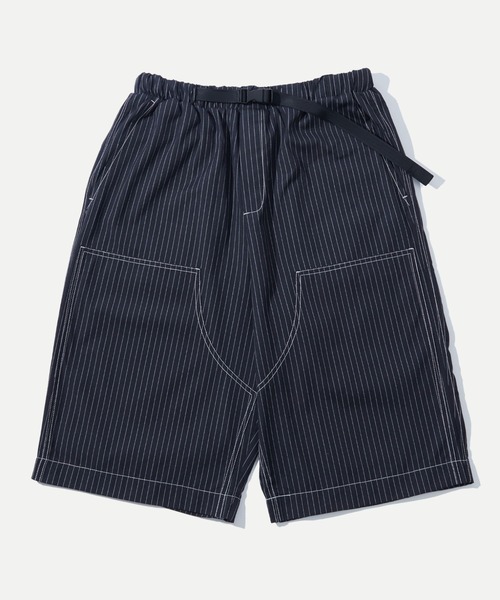 WHO'S WHO gallery（フーズフーギャラリー）の「【KOOKY'N/クーキー】BRONXダブルニーワイドハーフパンツ（その他パンツ・レディース・インディゴブルー/ブラック/ブラック系その他/カーキ・FREE）」の10枚目の写真