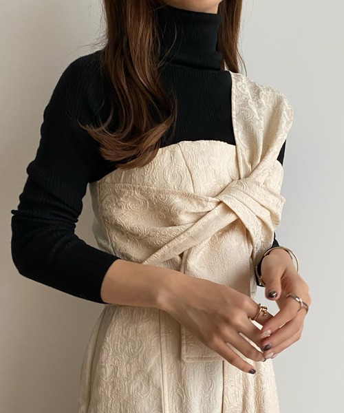 callautia（カラウティア）の「ノースリーブブラウス（シャツ/ブラウス・レディース・キャメル・MEDIUM）」の3枚目の写真