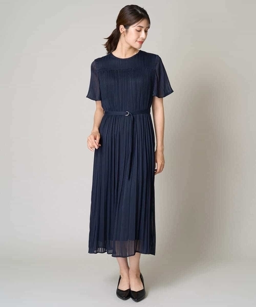 a.v.v(アーヴェヴェ)の「【洗える】ランダムプリーツワンピース(ワンピース・レディース・ブルー/ネイビー・36/34/40/38/42)」の13枚目の写真
