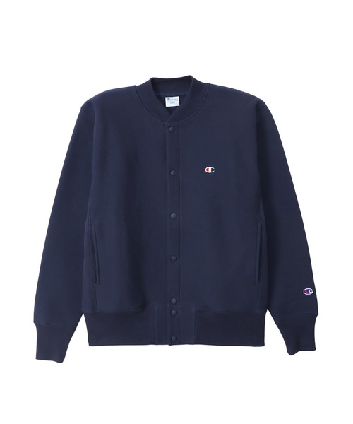 Champion(チャンピオン)の「【Champion/チャンピオン】メンズ リバースウィーブ(R) スナップスウェットシャツ(スウェット・メンズ・オートミール/シルバーグレー/ダークネイビー/ブラック・X-LARGE/LARGE/MEDIUM)」の4枚目の写真