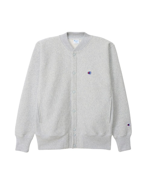 Champion(チャンピオン)の「【Champion/チャンピオン】メンズ リバースウィーブ(R) スナップスウェットシャツ(スウェット・メンズ・オートミール/シルバーグレー/ダークネイビー/ブラック・X-LARGE/LARGE/MEDIUM)」の5枚目の写真