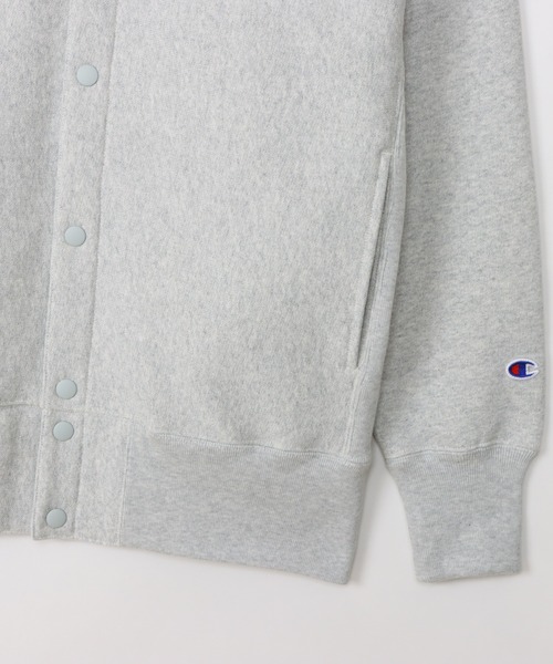 Champion(チャンピオン)の「【Champion/チャンピオン】メンズ リバースウィーブ(R) スナップスウェットシャツ(スウェット・メンズ・オートミール/シルバーグレー/ダークネイビー/ブラック・X-LARGE/LARGE/MEDIUM)」の6枚目の写真