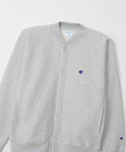 Champion(チャンピオン)の「【Champion/チャンピオン】メンズ リバースウィーブ(R) スナップスウェットシャツ(スウェット・メンズ・オートミール/シルバーグレー/ダークネイビー/ブラック・X-LARGE/LARGE/MEDIUM)」の7枚目の写真